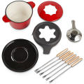 Gusseisen Fondue Set Käse